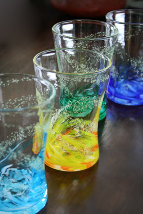 【琉球ガラス】　海蛍アイスグラス