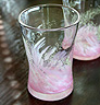 琉球ガラス/海蛍アイスグラス（桜）