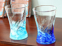 琉球ガラス/海蛍アイスグラスセット