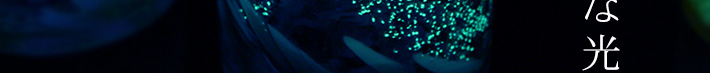 海蛍ロックグラス　暗闇での光画像05