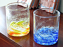 琉球ガラス/海蛍ロックグラス