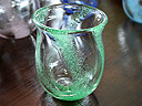 琉球ガラス/人魚グラス（緑）